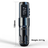 AMBITION MARS Wireless Tattoo Machine Pen With Rechargeable Battery Adjustable Stroke For Lining Shading Coloring