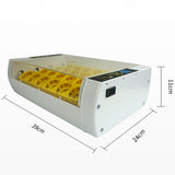 24 Eggs Incubator Full Automatic Brooder Bird Quail Hatchery Machine Digital Poultry Hatcher Machine Farm Incubation 110 V 220V