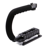 C-Shape Video Handle Stabilizer Grip Bracket Holder Video Camera Stabilizers For SLR DV Cameras Free Shipping Camera Accessories