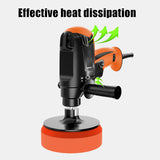 700W / 980W Car Polisher Machine Electric Grinding Machine Automotive Polisher Adjustable Speed Sanding Waxing Grinding Tools