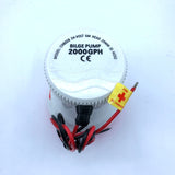 Bilge Submersible Water Pump 12V 24V 2000GPH Micro Marine Boat Seaplane Motor Homes Houseboat Aquario Filter Accessories