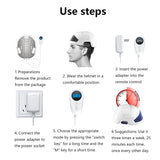 NEW Laser Therapy Hair Growth Helmet Anti Hair Loss Device Treatment Anti Hair Loss Promote Hair Regrowth Cap Massage Equipment
