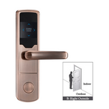 Zinc Alloy Smart Keyless Hotel Room 13.56mhz mifare Door Lock System