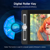 BOSTO 16HD Pro Portable 15.6 Inch H-IPS LCD Graphics Drawing Tablet Display Digital Art Drawing Pad 8192 Pressure Level