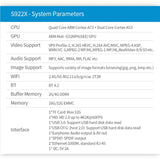 STB01 Android 9.0 Smart Network Set-top Box 4K Decoding TV Box 5G Network Player, Amlogic S922X , BT, WiFi, OTG, Memory:4GB+64GB