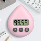 Electronic Digital Timer Kitchen Cooking Shower Study Stopwatch Alarm Clock Water Drop Electronic Cooking Countdown Time Timer