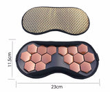 High Quality Eye Care Tourmaline magnetic therapy Anti-Fatigue Eye Massager Sleep/Travel Eyepatch Mask Eyeshade Mask Blindfold