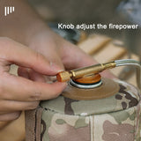 3500W Outdoor Camping Furnace Outdoor Gas Stove Picnic Barbecue Stoves Windproof Cooking Metal Foldable Furnace