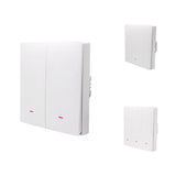 Smart Light Switch LED Push Button Switch Universal WiFi Remote Control for Relay Controller UK EU Plug