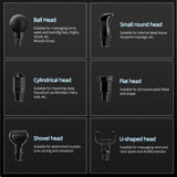 LCD Display Muscle Massage Gun Electric Deep Muscle Relaxation Fitness Percussion Massager Slimming Shaping Pain Relief Massager