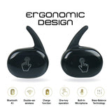 Y30 Smart Digital Display Bluetooth Headset Wireless Mini HIFI Headset Stereo in-Ear Waterproof Sports Earphone With Mic