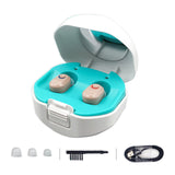 White/Skin/Black Skin One Pair Digital Hearing Aids Cycle Rechargeable with Charging Case Hearing Device Amplifier Automatic