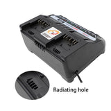 Li-Ion Battery Charger Double Slide Port 4A GAX1418-02 USB GAL1860CV for  18V 14.4V BAT618 BAT614 BAT609 EU Plug