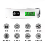 50kg 10g Digital Scales Luggage Hanging Scale Suitcase Travel Weighing Scale Backlight Electronic Balance Pocket Weight Tool