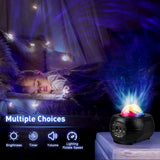 APP Smart Galaxy Star Projector 7 Colors LED Night Lights with Remote Control Starry Sky Projector for Baby Kids Adults Gift