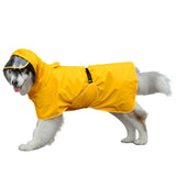 Pet Large Dog Raincoat Outdoor Waterproof Clothes Hooded Jumpsuit Cloak For Small Big Dogs Overalls Rain Coat pet supplies