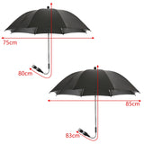 Flexible Adjustable Baby Stroller Umbrella Holder Accessories Mount Multiused Wheelchair Parasol Shelf Bike Connector