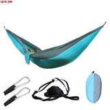 Outdoor Portable Camping Parachute Sleeping Double Hammock Garden Swing Hamac Hanging Chair Flyknit Hamaca Rede Amaca DC12