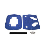 Billet Aluminum Battery Mounts FOR 34/78 Optima Tray Hold Down Battery Boxes Open Terminals