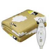 Blankets Heated Blanket 220 V 2 Body   Electric Blanket Small Printed Manta Electrica Bed Warmer Pad