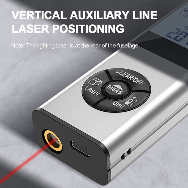 Laser Rangefinder Rechargeable Mini Handheld 40M/60M Digital Laser Ran ...