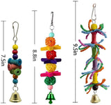PipiFren 10 Packs Bird Perch Toys And Parrot Stand Swing Cockatiel Toys Accessories african grey parkiet speelgoed