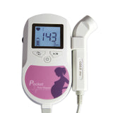 Contec Baby Sound C Pocket Fetal Doppler Color Prenatal Heart Monitor Baby Sound Heart Rate+Gel Waveform