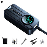 12V Car Air Compressor 180psi Electric Tyre Inflator Pump LED Lamp For Motorcycle Bicycle Tire Wireless Portable Car Air Pump