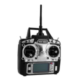 Flysky FS-T6 2.4GHz 6CH Mode 2 Transmitter and Receiver R6-B for RC Quadcopter Helicopter With LED Screen Mode 1 Mode 2