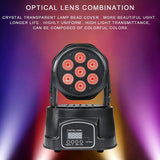 Stage Spotlight Night Light Projector Light 6IN1 RGBWA+UV Professional For Disco DJ Music Party Club Dance Effect LED 100W Proje