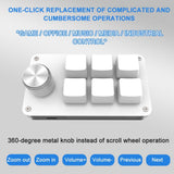 DIY Amusingkeypad Mini Cheery Switch Gaming Programmable Mechanical Keyboard USB Axle Tester Outeum Red Switch