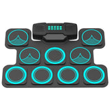 Electronic Drum Sets, 9 Drum Pads, Beginner Practice, MIDI Drum Pad for Playing Games, Electronic Drum Kits
