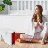 Mini Electric Fan Heaters Portable Electric Space Heaters Fast Heat-up Overheat Tip-over ProtectionLow-Noise Silent Compact Elec