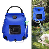Portable Solar Camping Shower Bag 20L Climbing Travel Water PVC Bag with