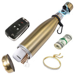 Hidden Safe Diversion Water Bottle Can Safe Stainless Steel Tumbler with Hiding Spot for Money Keys Cash Jewelry Storage Box