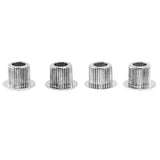 3X Guitar Tuner Conversion Bushings Adapter Ferrules Nickel Plating with Nice Plastic Shell for 10mm Peghead Holes