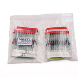 14 values 140pcs 25 values 250pcs 27 values 270pcs 8 values 100pcs 1W Zener diode kit DO-41 3.3V-30V component diy kit f