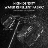 WEST BIKING 1.5L Large Bicycle Saddle Bag Portable Waterproof MTB Tail Pannier Bike Riding Rear Saddle Bag Water Bottle Holder