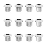 3X Guitar Tuner Conversion Bushings Adapter Ferrules Nickel Plating with Nice Plastic Shell for 10mm Peghead Holes