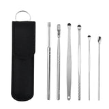 Earwax Remover Ear Cleaner Wax Removal Tool Earpick Sticks Curette Ear Pick Cleaning Ear Cleanser Spoon Health Care Earpick 6PCS