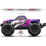 Remote Control Car 2.4GHz RC Car All-Terrain 38Km/h 1:16 Off-Road Monster Truck Toy with Battery 390 motor for Boys Kids Gift