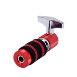1 Set Alloy Standard Jazz Drum Red Hi-Hat Cymbal Clutch Stand Post for for Percussion Instrument Parts Replacement with T8NC