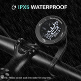 Wireless Bike Computer Waterproof Bicycle Odometer Multi Functional LCD Screen Cycling Speedometer Mountain Bike Speedo Meter