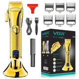 Adjustable 2-speeds Professional Hair Trimmer For Men Barber Shop Hair Clipper Beard Electric Hair Cutting Machine Powerful Set