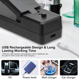 Mini Bag Sealer-2In1 Portable Heat Sealers Rechargeable Handheld Vacuum Heat Sealers &amp;Cutter for Plastic Bag Storage Food