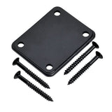 1x Guitar Fret Crowning Luthier File Stainless Steel Narrow Dual Cutting Edge Tool &amp; 1 Set Electric Guitar Neck Plate