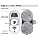 80W Window Cleaner Robot Electric Glass Household Remote Control Vacuum Cleaner Double Disc Cleaner Large Suction Automatic