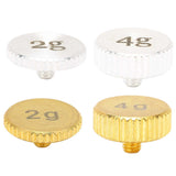 Cartridge Counterweight Vinyl Gold Plated Material Cartridge Stylus Phono Counterweight for SL-1200 SL1210 models for SL-1200MK2
