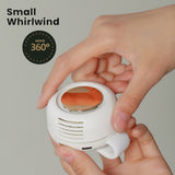 New mini cyclone bladeless fan Portable Button Kids Portable Portable USB Rechargeable cooling Clip fan