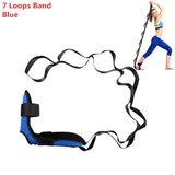 Yoga Strap Stretch Straps 12-segment Yoga Belt for Physical Therapy Pilates Dance Gymnastics Stretching Fitness Band Non-Elastic